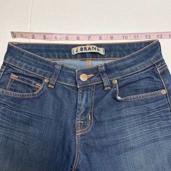 J Brand Dark Wash Low Rise Straight Leg Jeans Size 26 - Picture 8 of 12